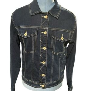Kids Dark Blue Denim Jacket